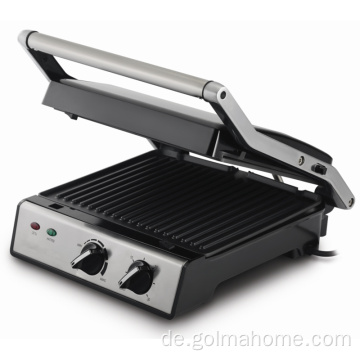 Neues Design 4-Slice Electric Panini BBQ Kontaktgrill